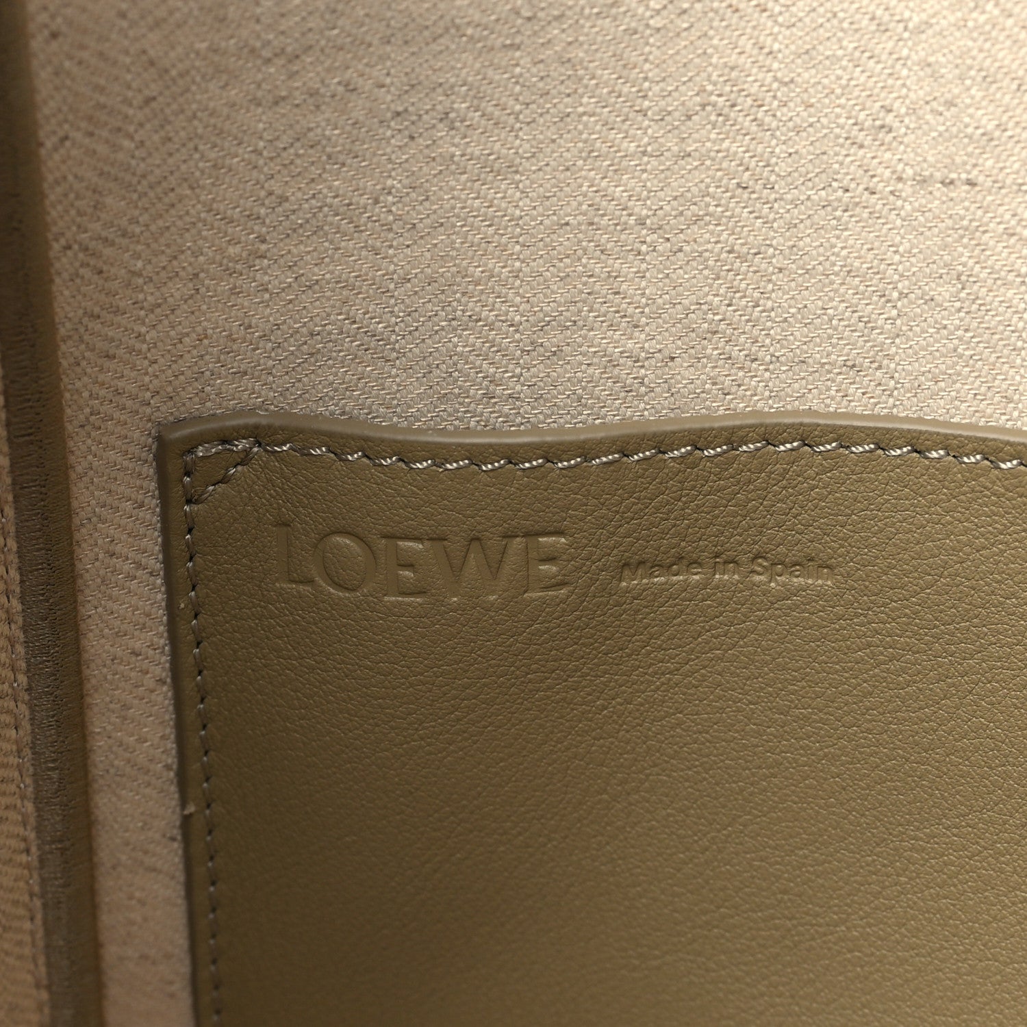 Loewe Jacquard Canvas Small Font Tote Ecru 6 of 10