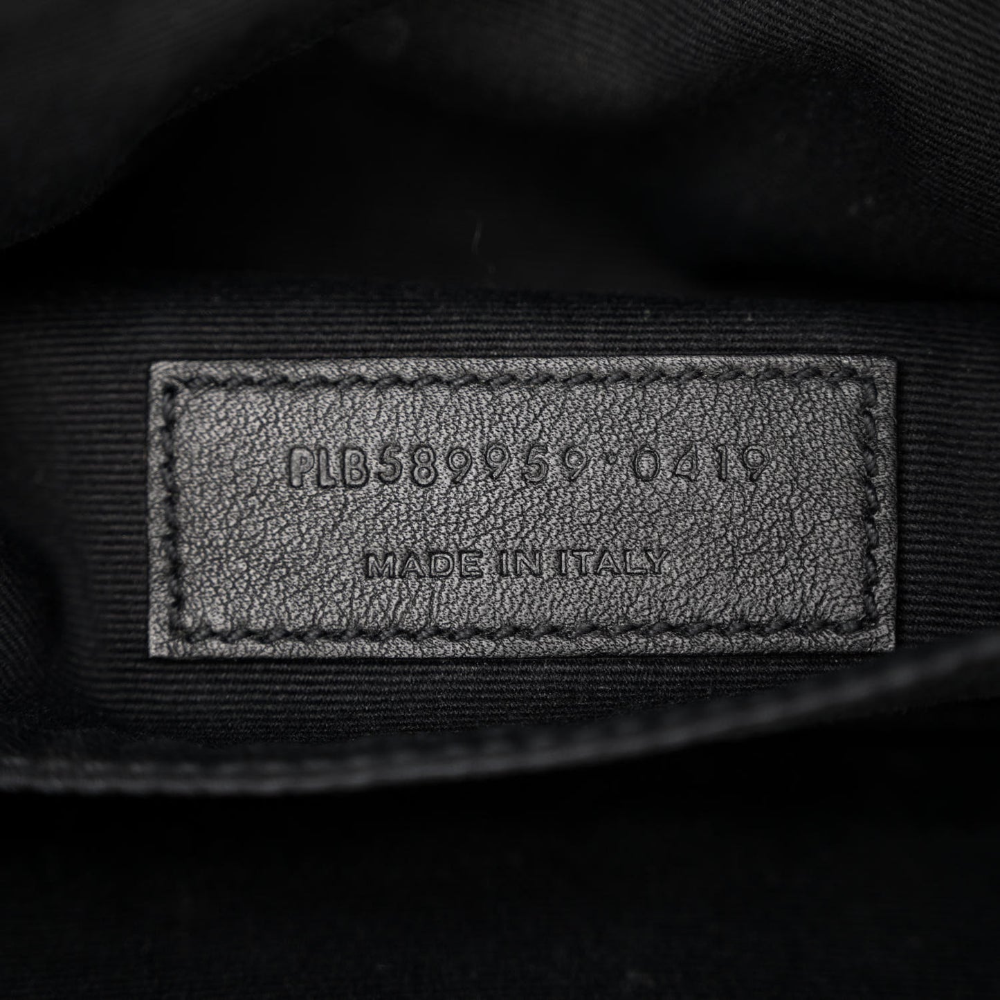 Calfskin Monogram Belt Bag Black
