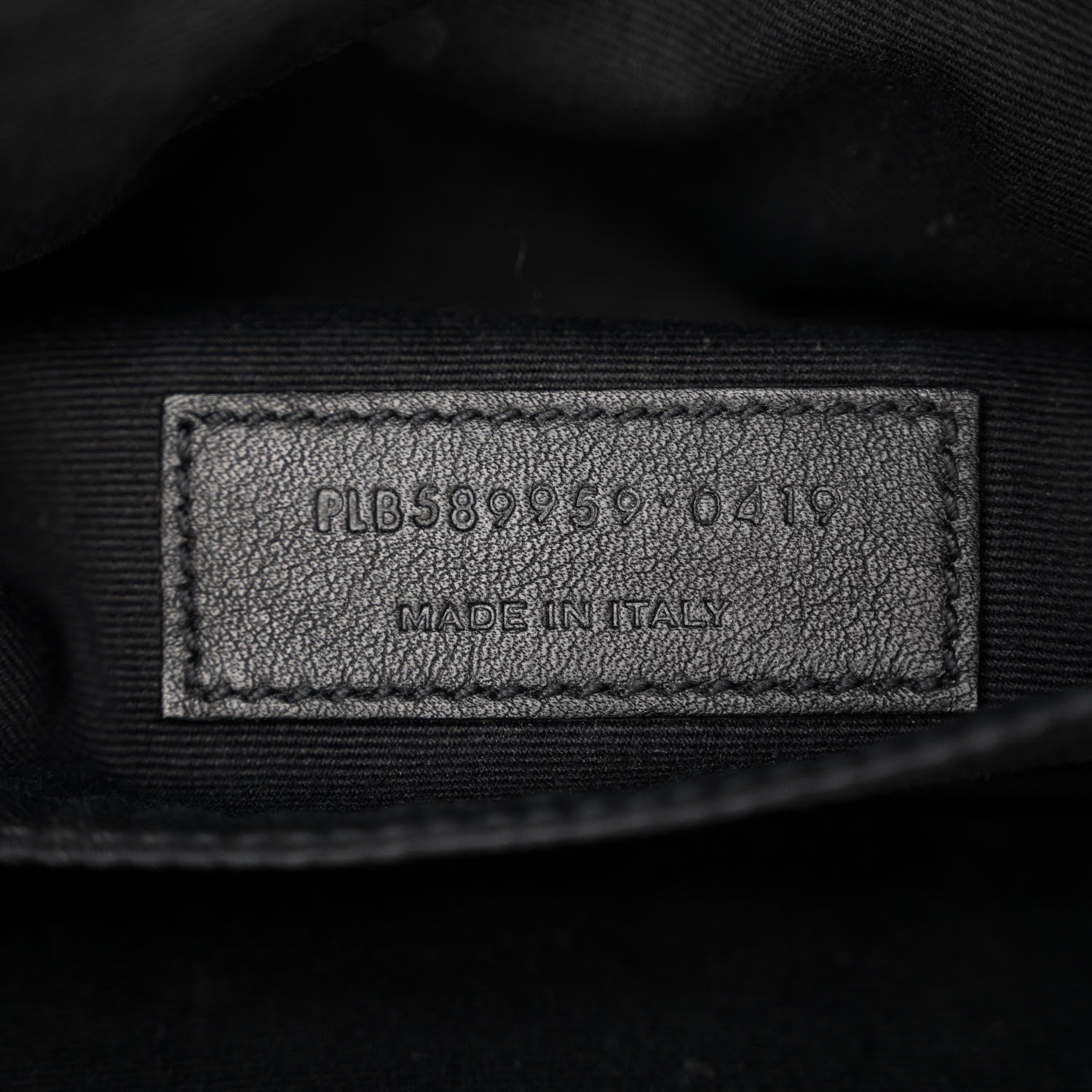 Saint Laurent Calfskin Monogram Belt Bag Black 7 of 12