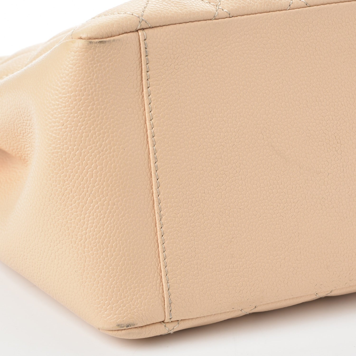 Chanel Caviar Quilted Grand Shopping Tote GST Beige Clair 16 of 18
