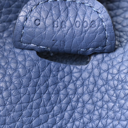 Hermes Taurillon Clemence Evelyne III PM Bleu Agate 7 of 10
