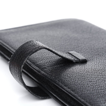 Hermes Chevre Mysore Bearn Gusset Wallet Black 18 of 19