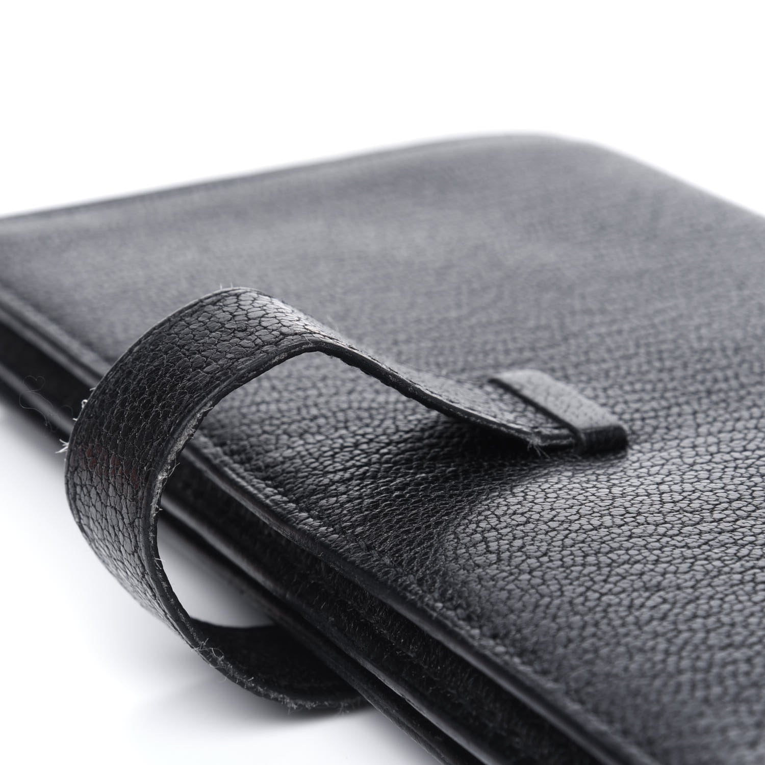 Hermes Chevre Mysore Bearn Gusset Wallet Black 18 of 19