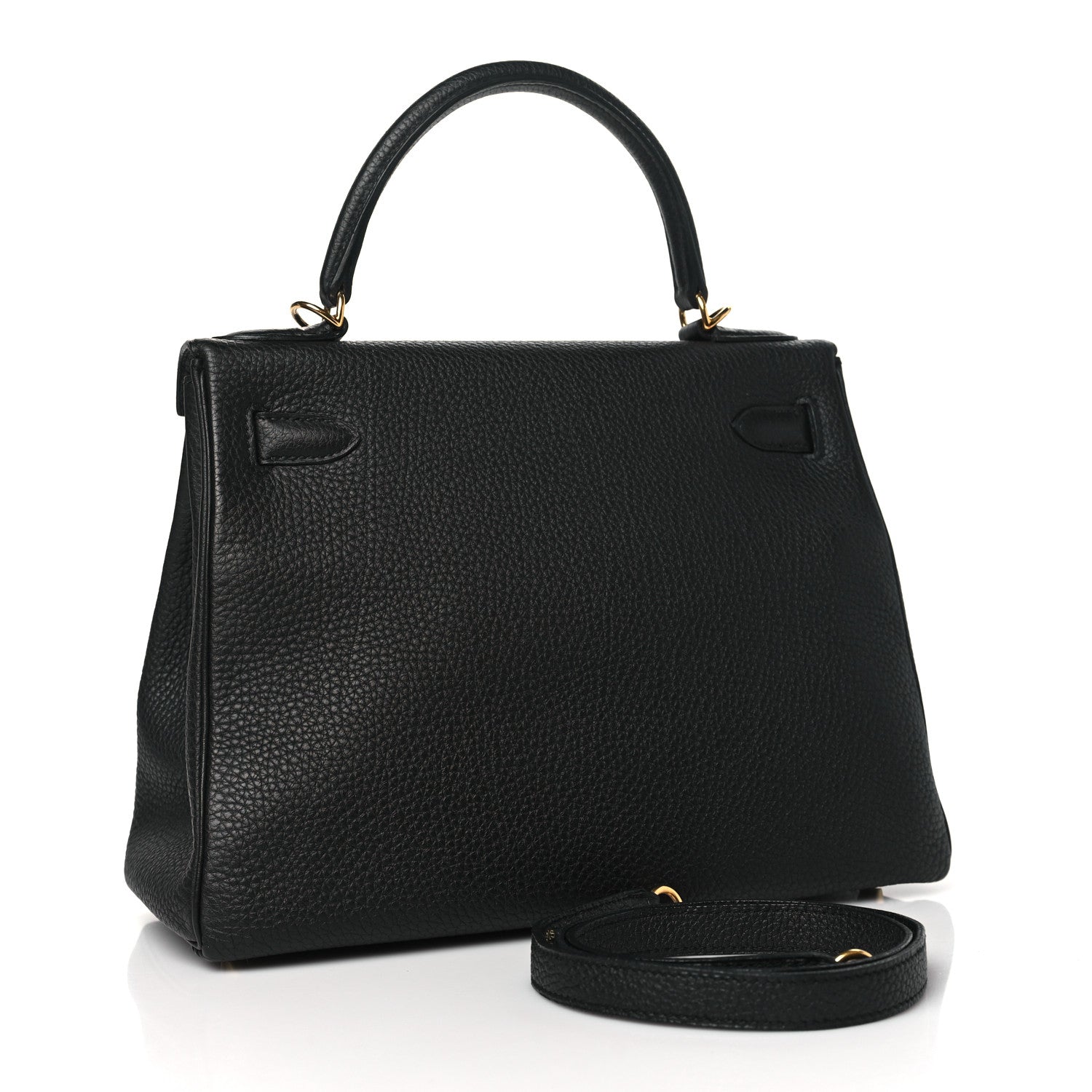 Hermes Togo Kelly Retourne 28 Black 3 of 11