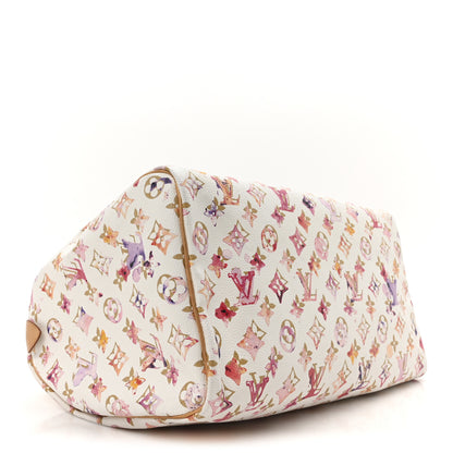 Louis Vuitton Watercolor Aquarelle Speedy 35 White 4 of 9