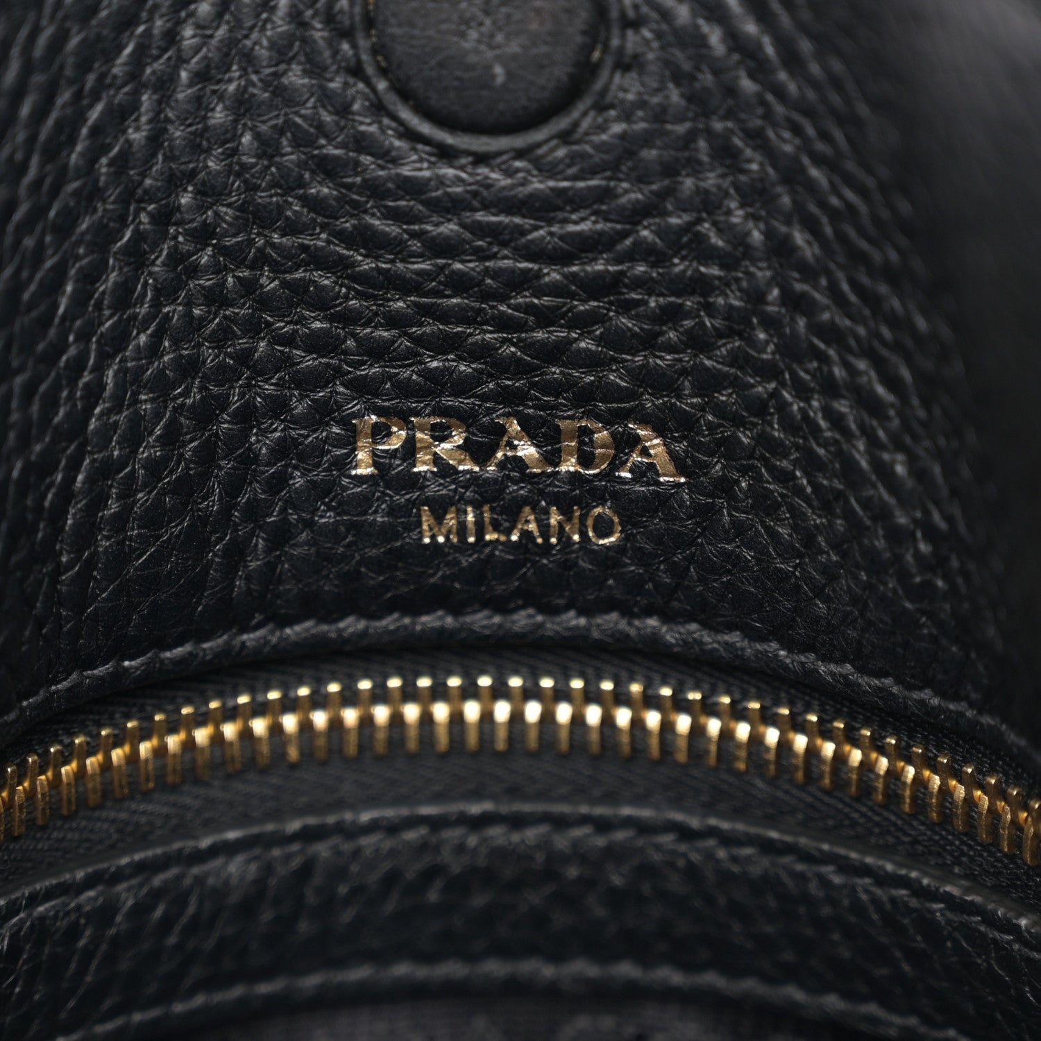 Prada Vitello Daino Pocket Shopping Tote Black 6 of 12