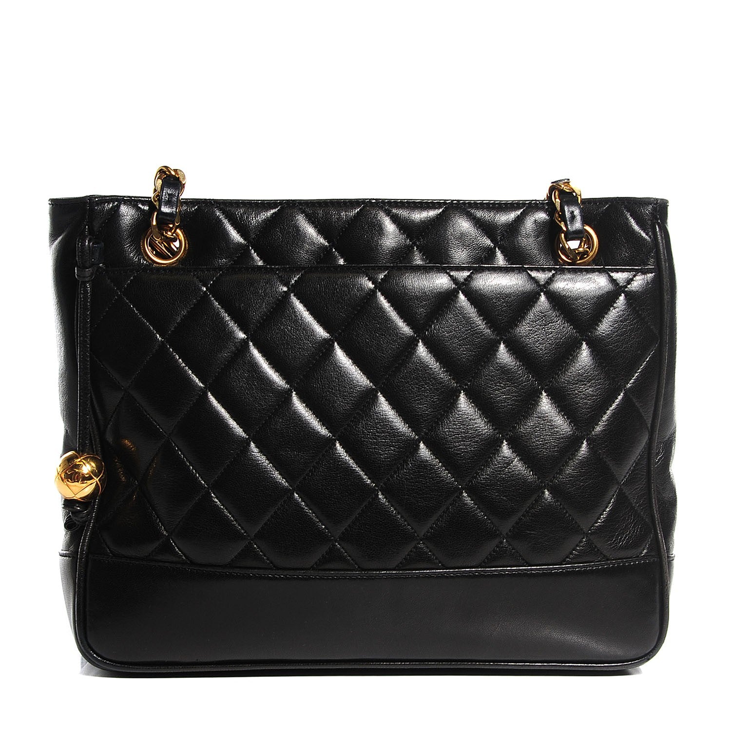 Chanel Lambskin Quilted Shoulder Bag Black 1 of 9