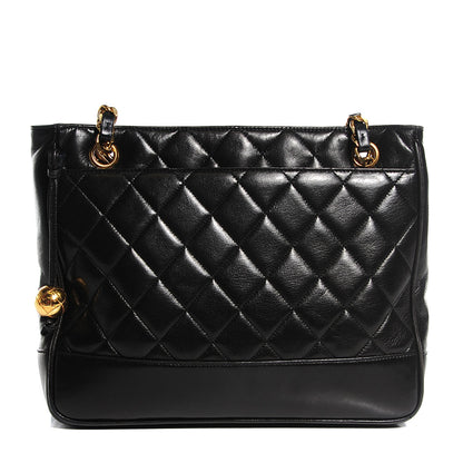 Chanel Lambskin Quilted Shoulder Bag Black 1 of 9