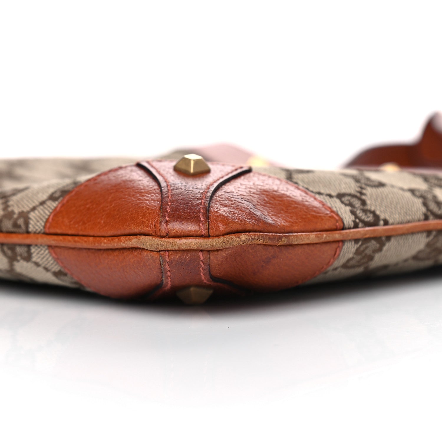 Gucci Monogram Studded Messenger Orange 6 of 14