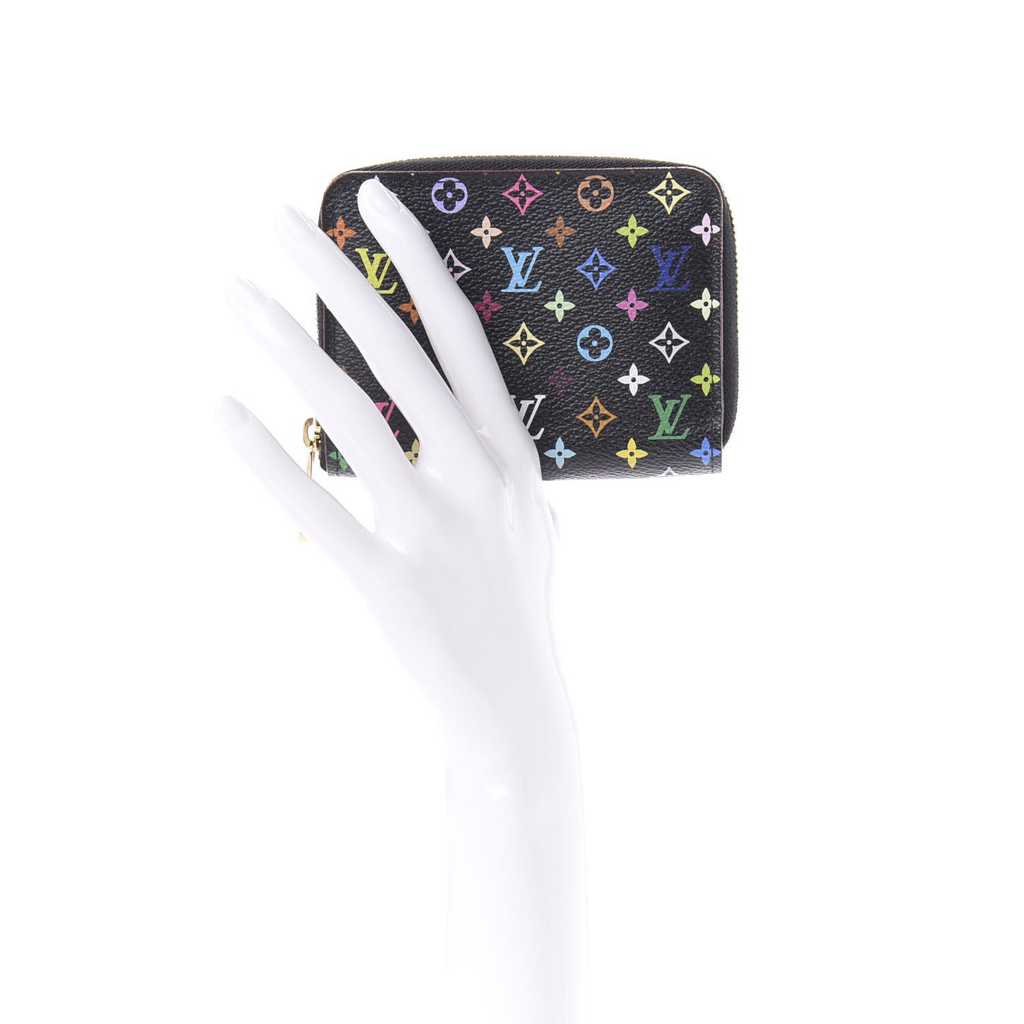 Monogram Multicolor Zippy Coin Purse Black Grenade