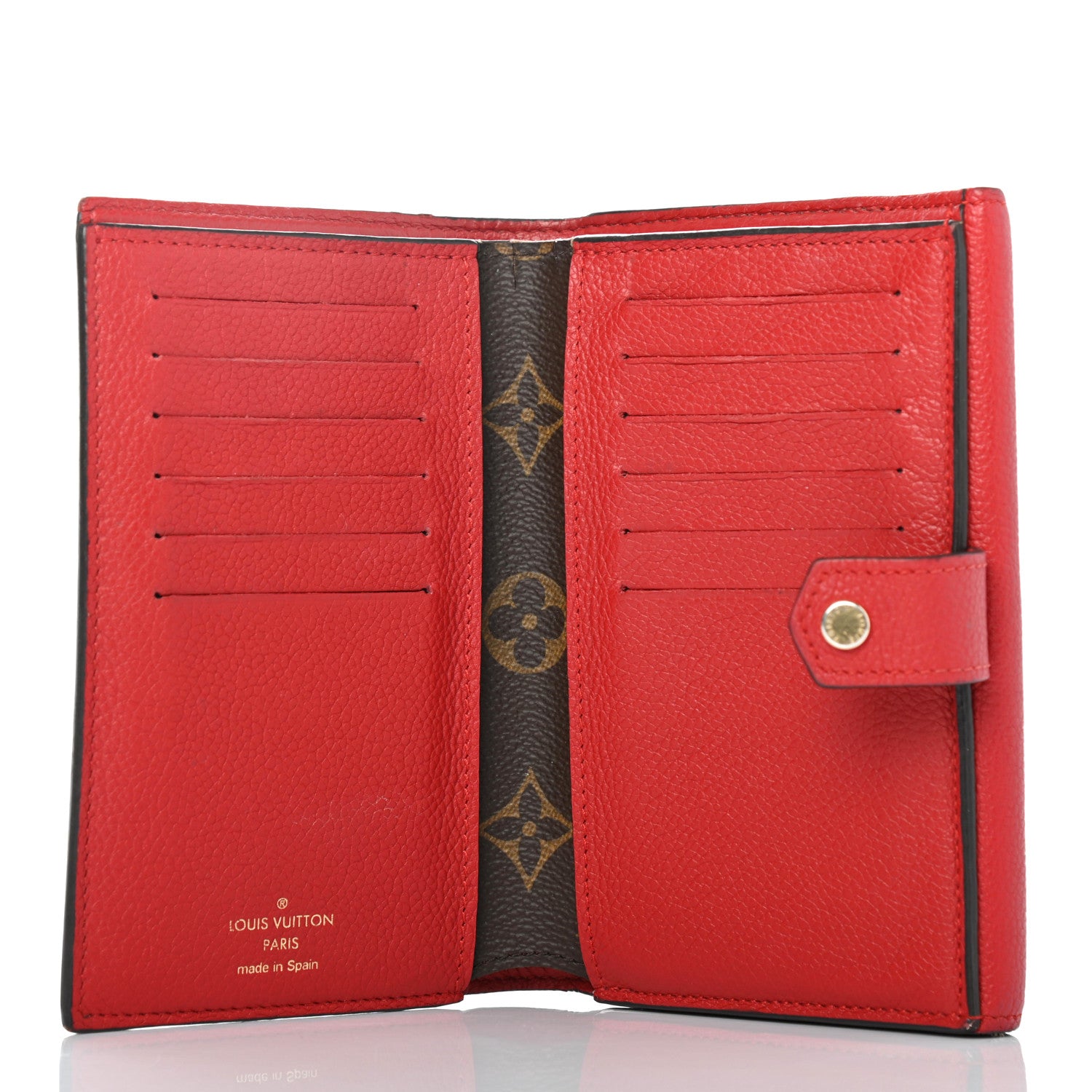 Louis Vuitton Monogram Pallas Compact Wallet Cherry 4 of 6