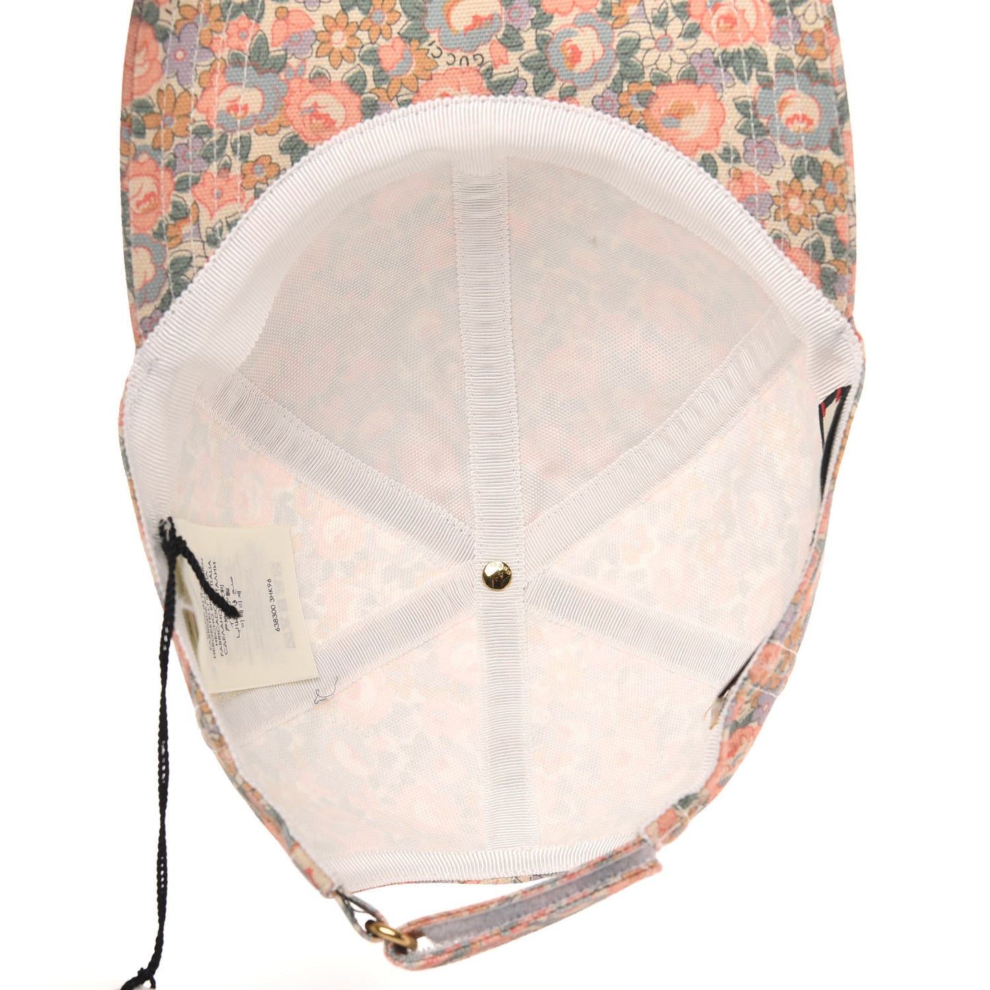 X LIBERTY OF LONDON Canvas Infinity Abbey Baseball Hat Perfect Pink Ivory