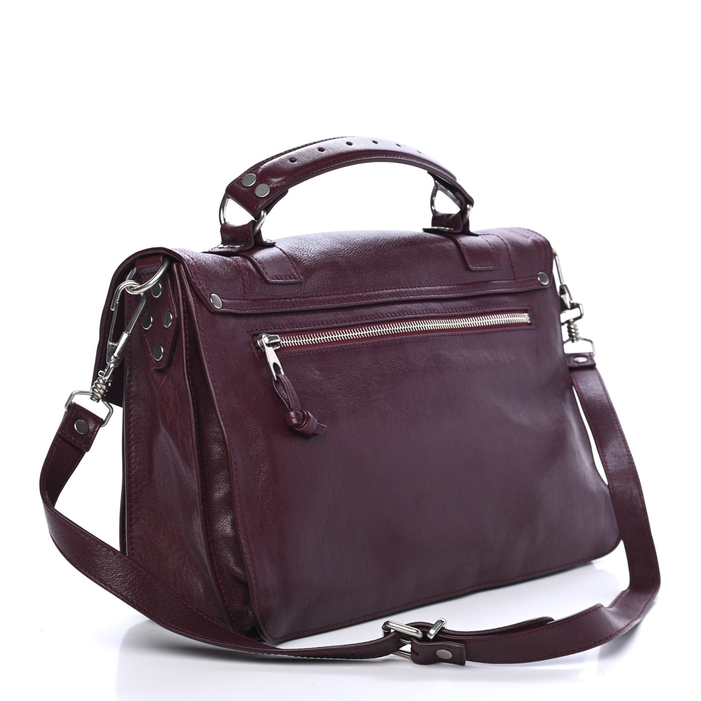 Lambskin Medium PS1 Satchel Oxblood