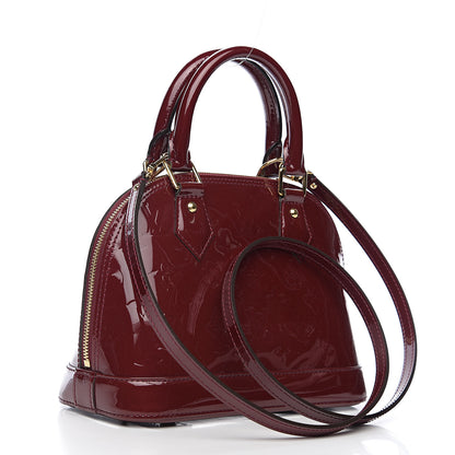 Louis Vuitton Vernis Alma BB Griotte 2 of 8