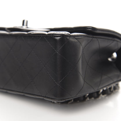 Chanel Lambskin Quilted Mini Rectangular Flap Black 10 of 12