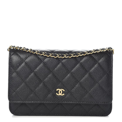 Chanel Caviar Quilted Wallet On Chain WOC Black 1 of 11