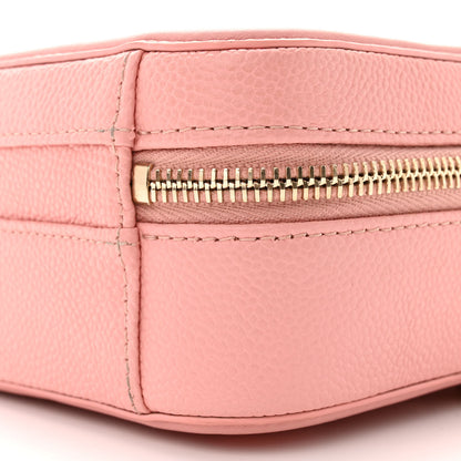 Chanel Caviar Quilted Small CC Filigree Vanity Case Pink 10 of 12