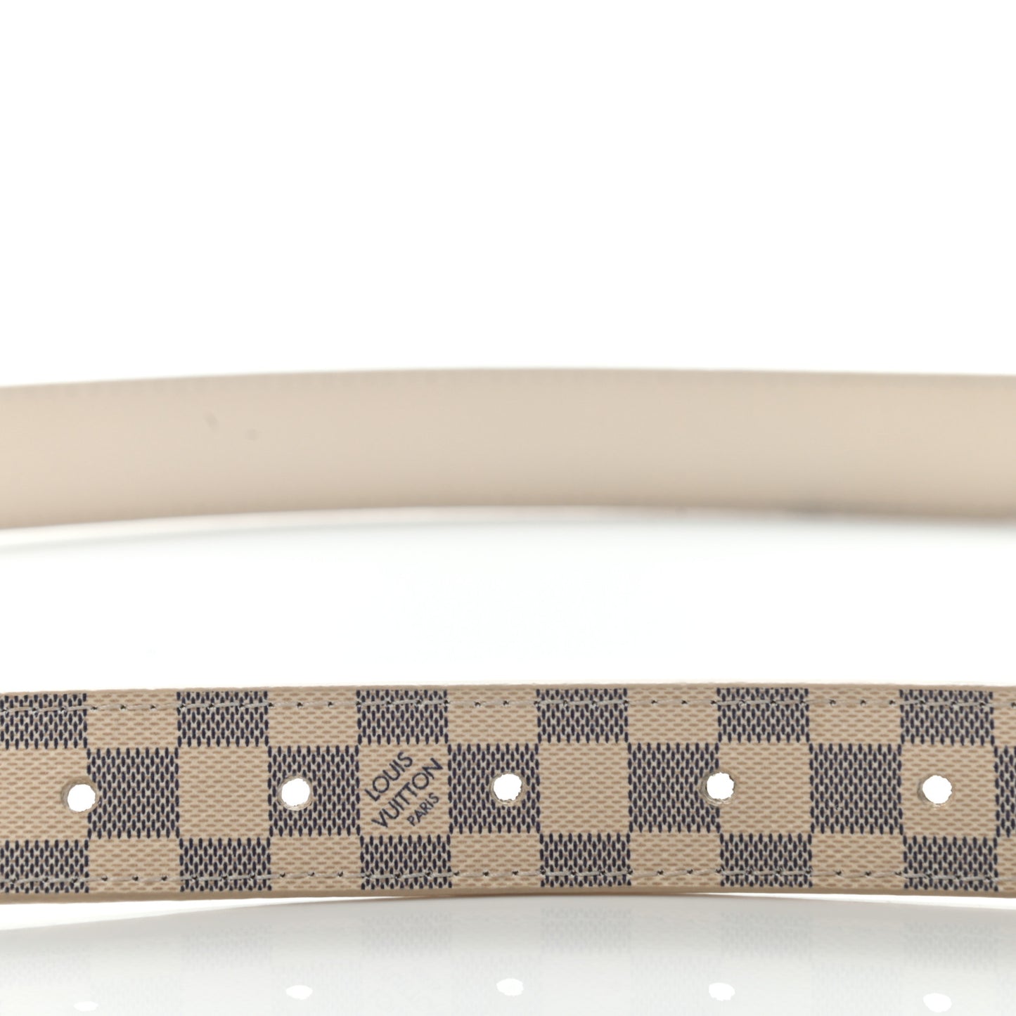 Mini Damier Azur 25mm LV Initiales Belt 80 32