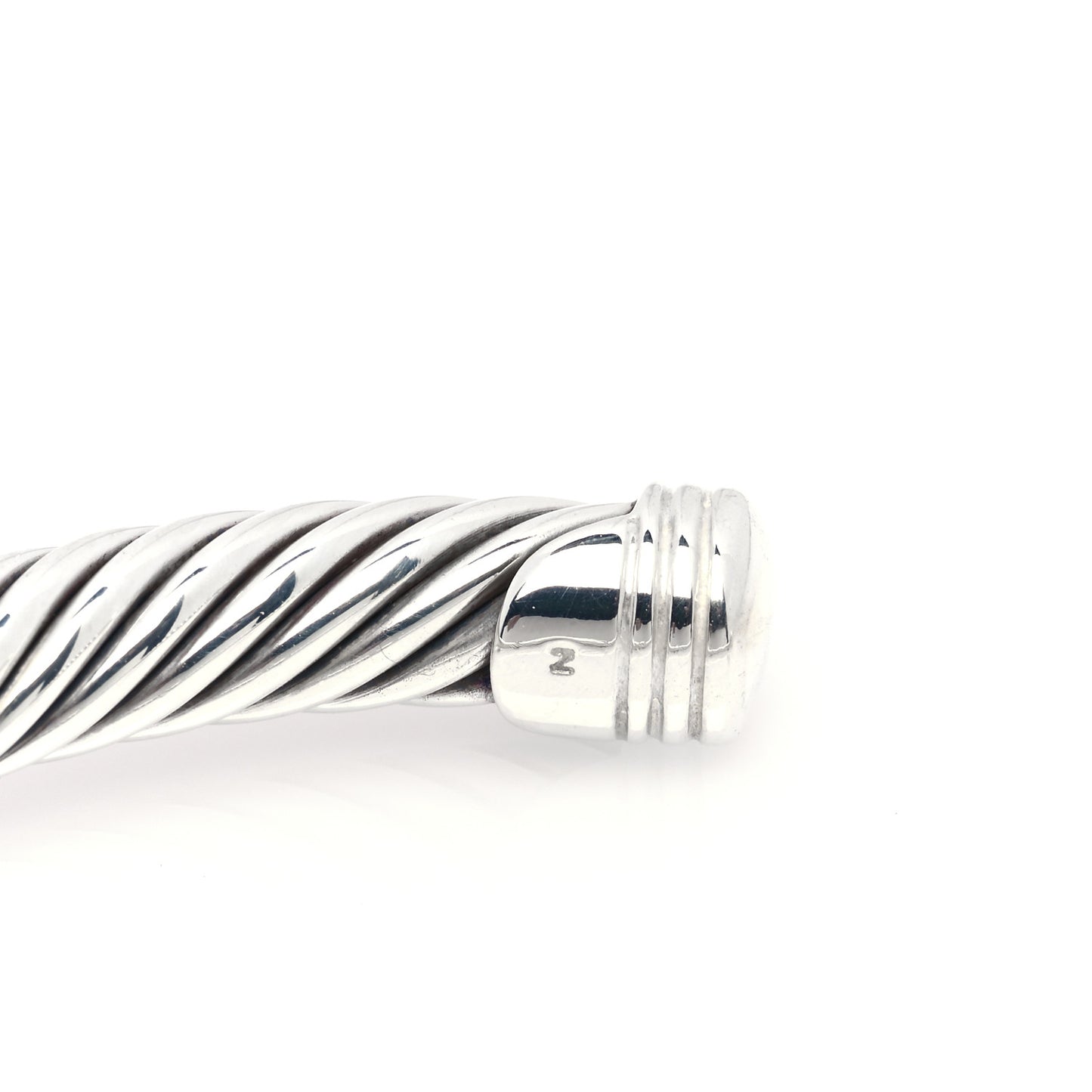 Sterling Silver 14K Yellow Gold 5mm X Station Cable Bracelet