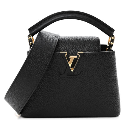 Louis Vuitton Taurillon Mini Capucines Black 1 of 10