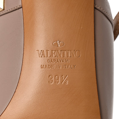 Valentino Garavani Calfskin Rockstud Hype T Strap 85mm Pumps 39.5 Poudre 8 of 12