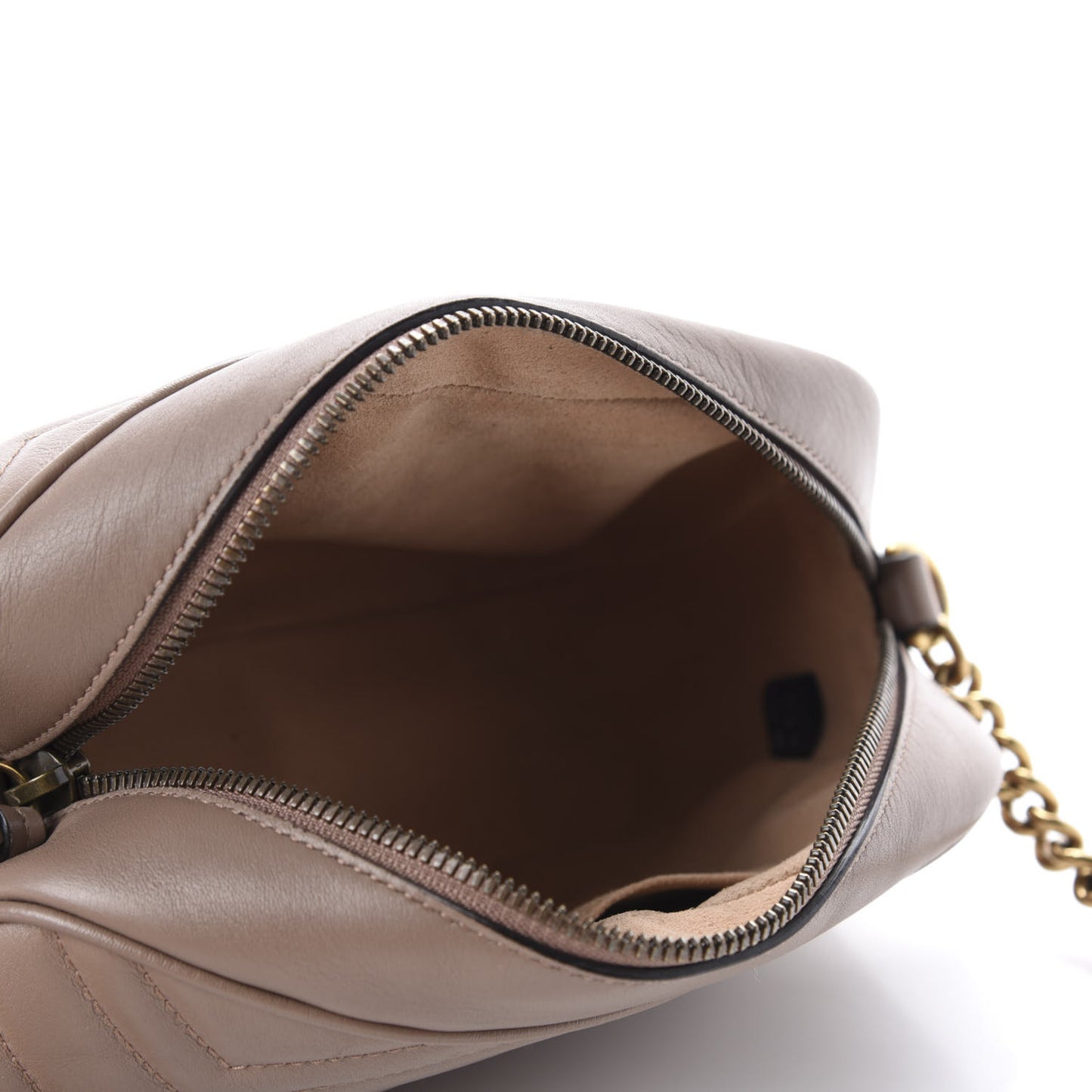 Calfskin Matelasse Small GG Marmont Chain Shoulder Bag Porcelain Rose