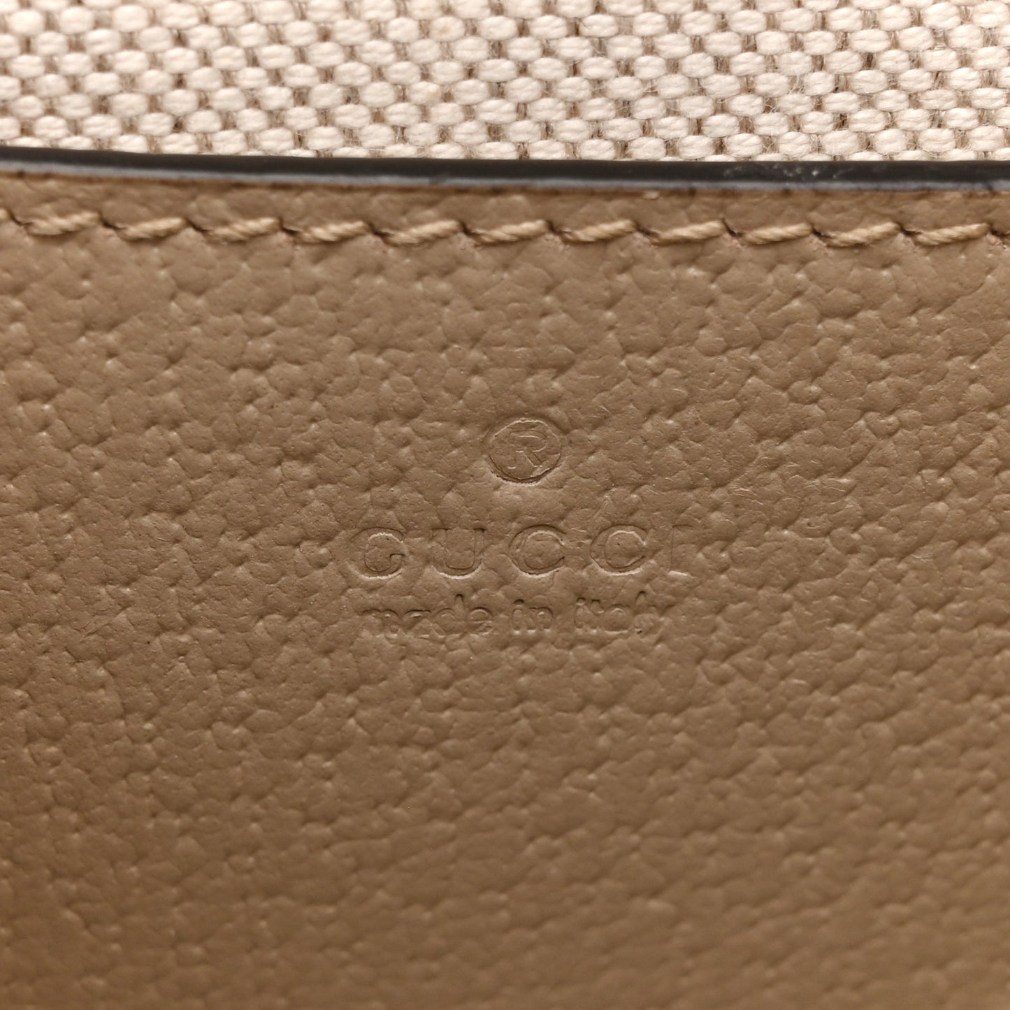 GG Supreme Monogram Textured Dollar Calfskin Web Mini Ophidia Envelope Shoulder Bag Beige Mystic White Oatmeal