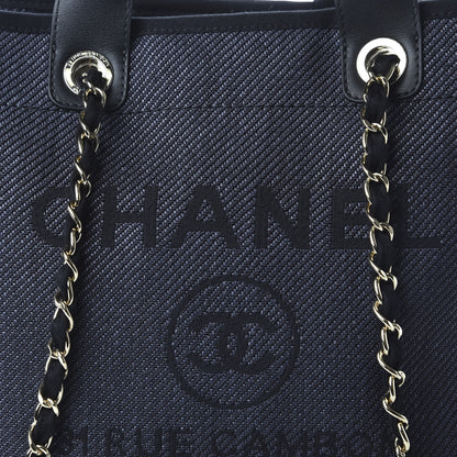 Chanel Mixed Fibers Calfskin Medium Deauville Tote Black 10 of 10