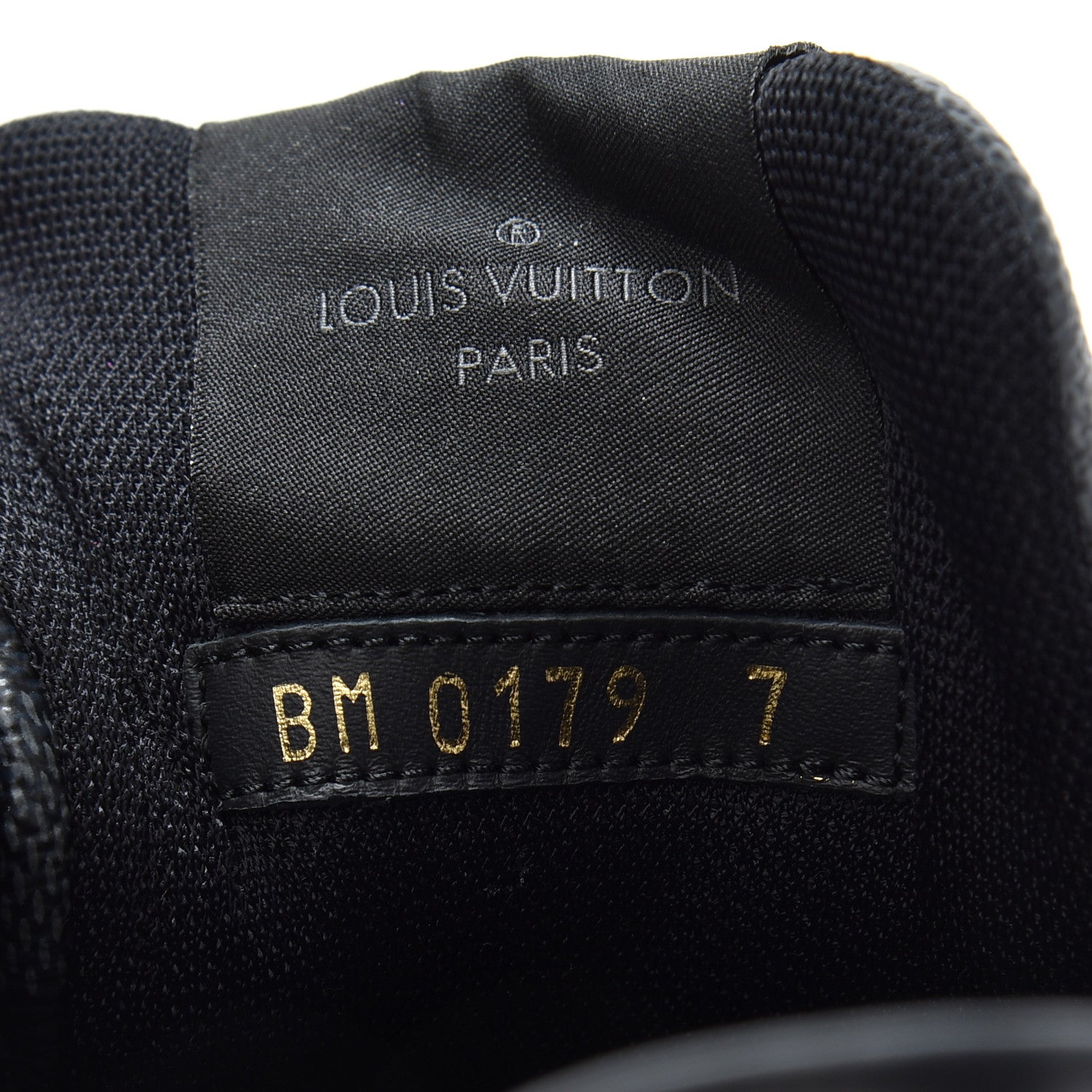 Louis Vuitton Calfskin Damier Graphite Mens Harlem Sneakers 7 Black 8 of 9