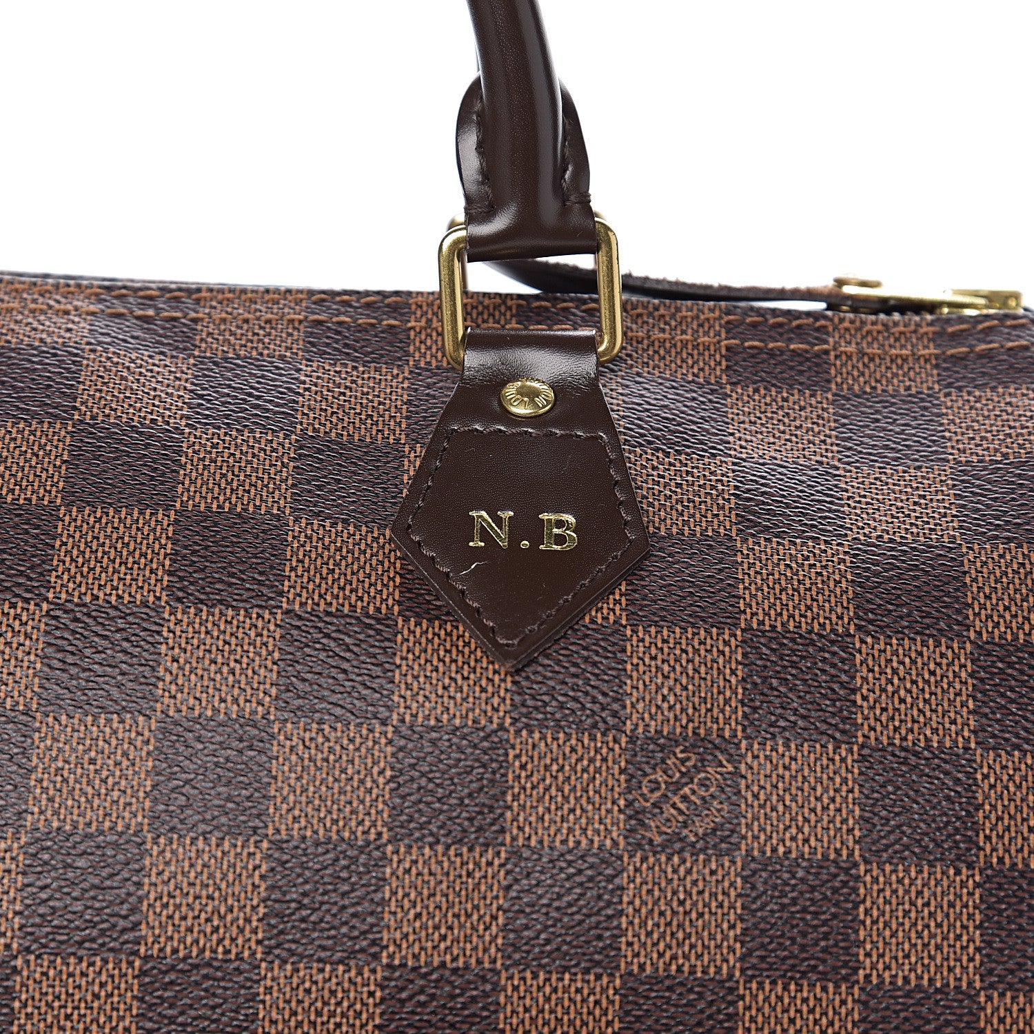 Louis Vuitton Damier Ebene Speedy 30 9 of 9