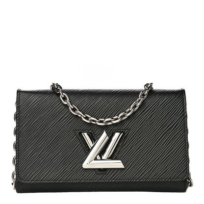 Louis Vuitton Epi Twist Chain Wallet Black 1 of 9