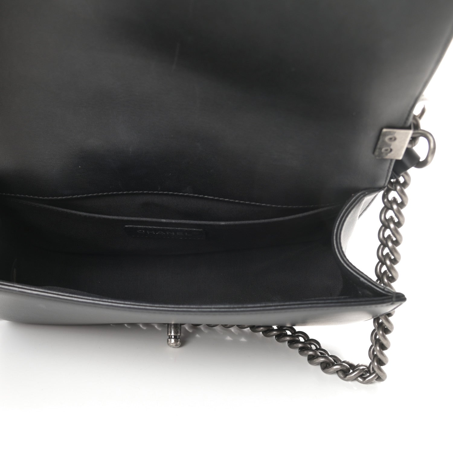 Chanel Lambskin Quilted Medium Boy Flap Black 5 of 19
