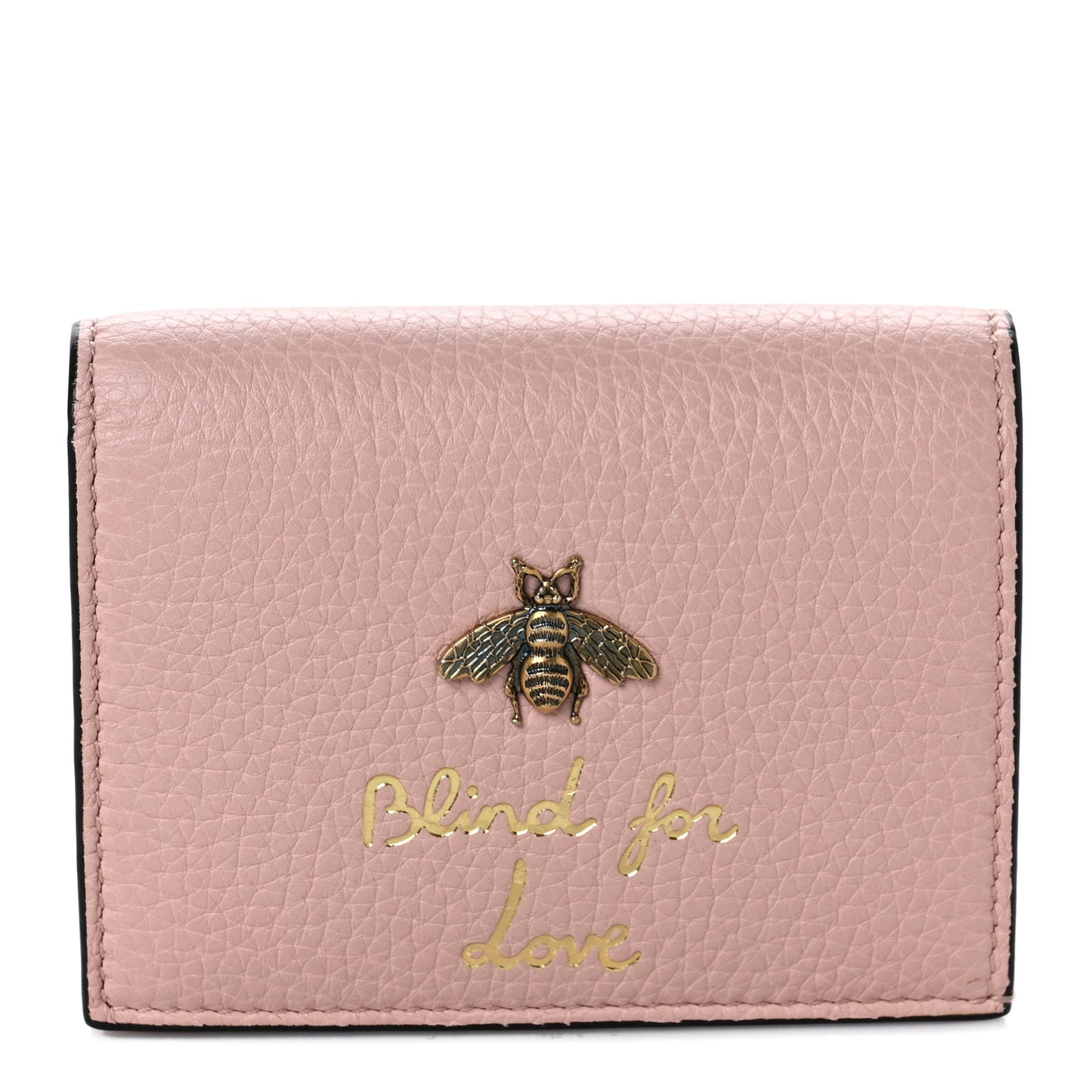 Cellarius Calfskin Blind for Love Animalier Card Case Perfect Pink