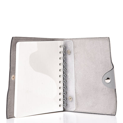 Hermes Togo Ulysse PM Agenda Cover Gris Mouette 6 of 9