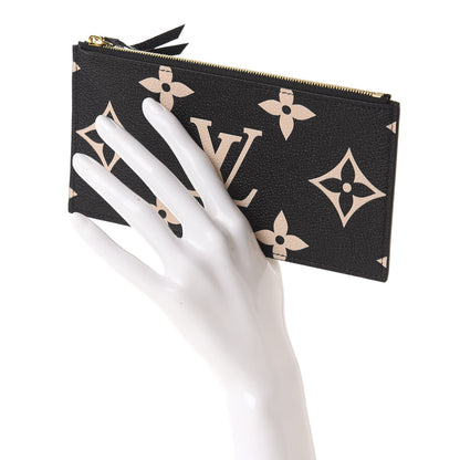 Louis Vuitton Empreinte Monogram Giant Crafty Pochette Felicie Zippered Insert Black 2 of 6