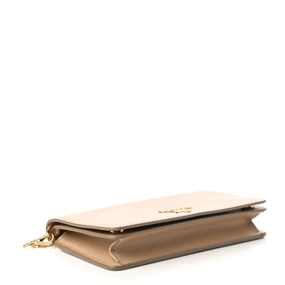 Prada Saffiano Metal Mini Crossbody Bag Cipria 4 of 10