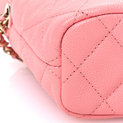 Chanel Caviar Quilted Hobo Pink 9 of 11