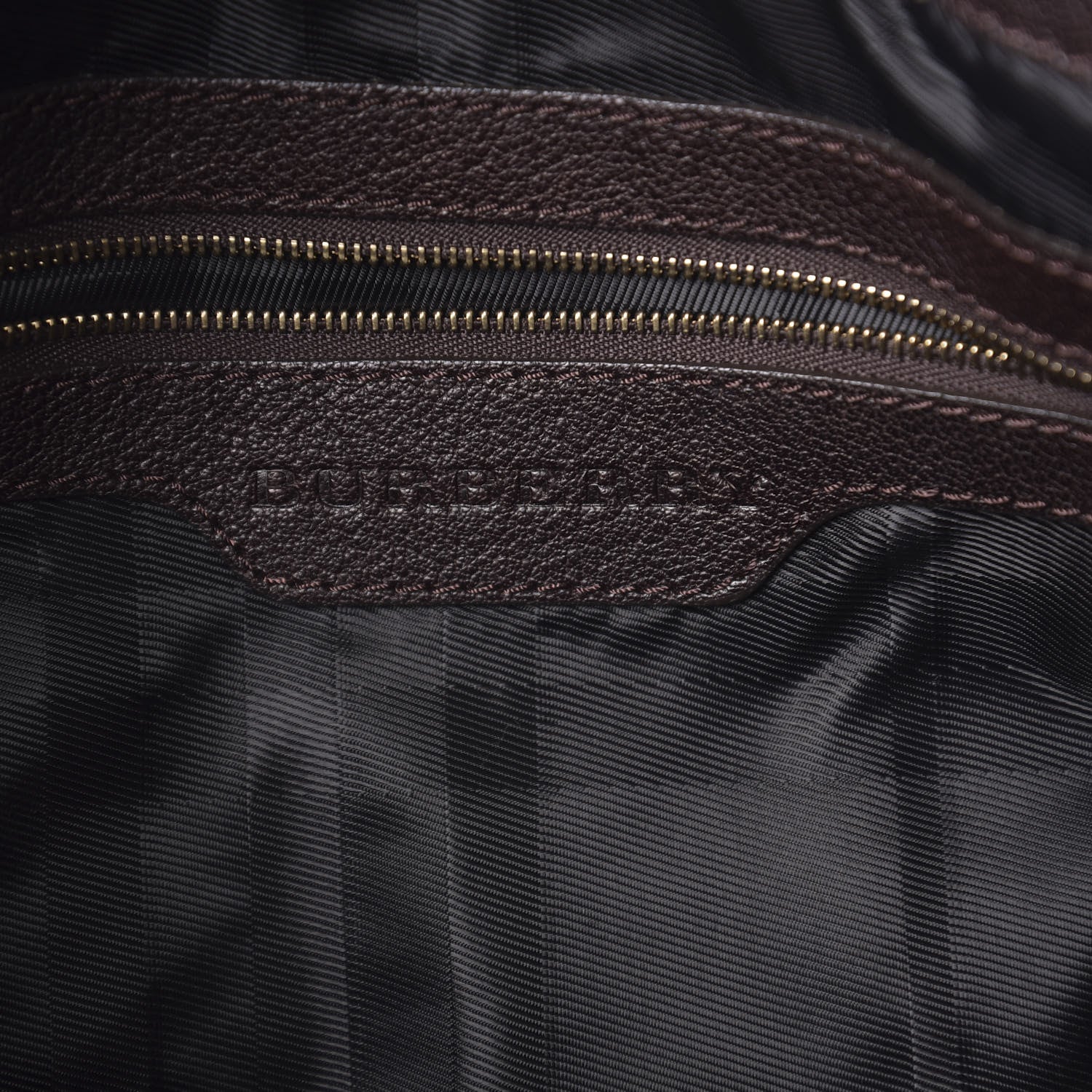 Burberry Buffalo Lambeth Hobo Dark Brown 6 of 10