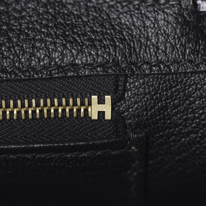 Hermes Togo Shiny Niloticus Crocodile Birkin Touch 25 Black 15 of 38