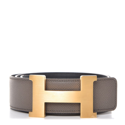 Hermes Epsom Chamonix 42mm Constance 2 H Belt 85 Etain Black 1 of 9