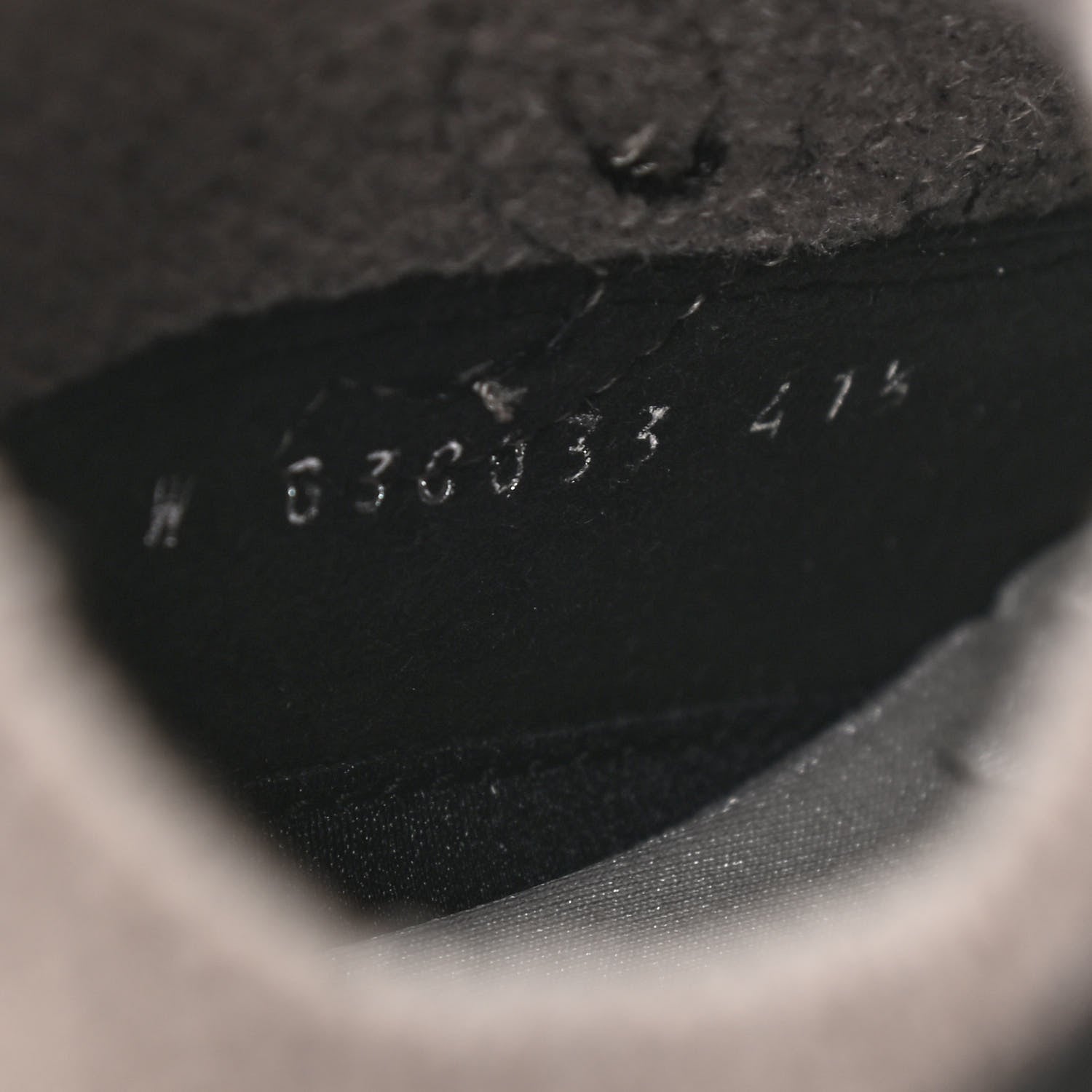 Chanel Fabric Suede Calfskin CC Sneakers 41.5 Grey Black 16 of 18