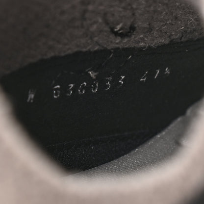 Chanel Fabric Suede Calfskin CC Sneakers 41.5 Grey Black 16 of 18