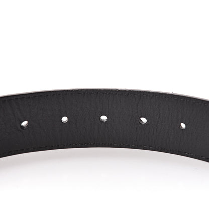 Louis Vuitton Suede Calfskin Mini Damier 40mm LV Initiales Belt 100 40 Black 6 of 6