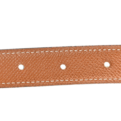Hermes Swift Epsom 24mm Mini Constance H Belt 85 34 Black Gold 5 of 7