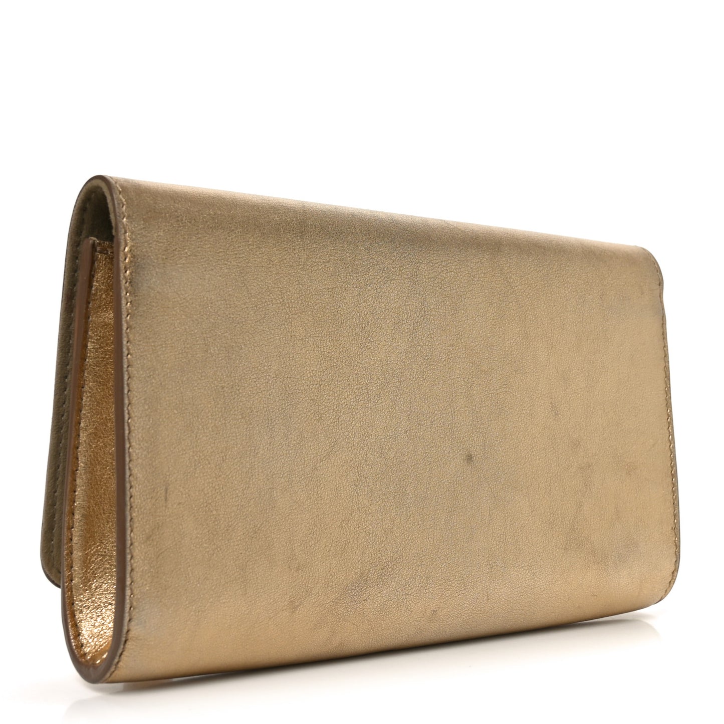 Calfskin Neo Sobe Louise EW Clutch Gold