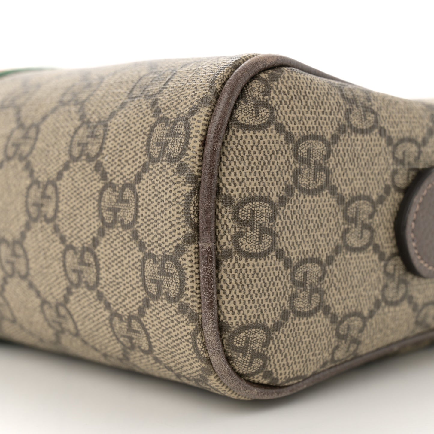 GG Supreme Monogram Web Small Ophidia Shoulder Bag Brown