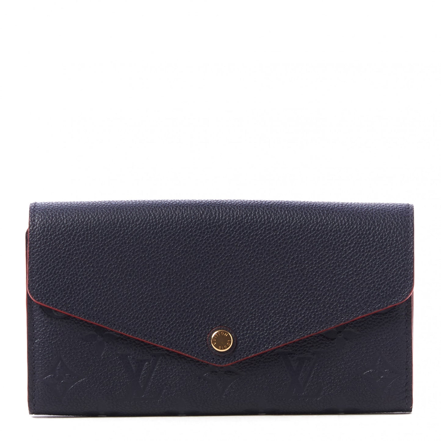 Empreinte Sarah Wallet NM Marine Rouge