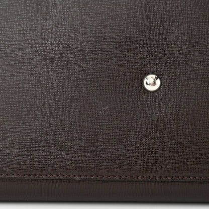 Fendi Vitello Elite Colorblock Regular 2Jours Tote Caffe Black Bordeaux Glicine 14 of 16