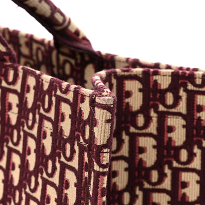 Christian Dior Oblique Large Book Tote Burgundy Multicolor 17 of 19