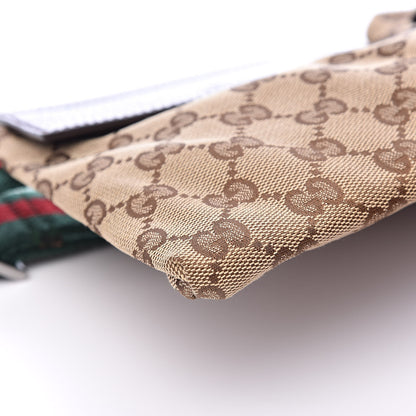 Gucci Monogram Web Belt Bag Dark Brown 10 of 12